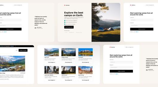 YelpCamp.com landing page